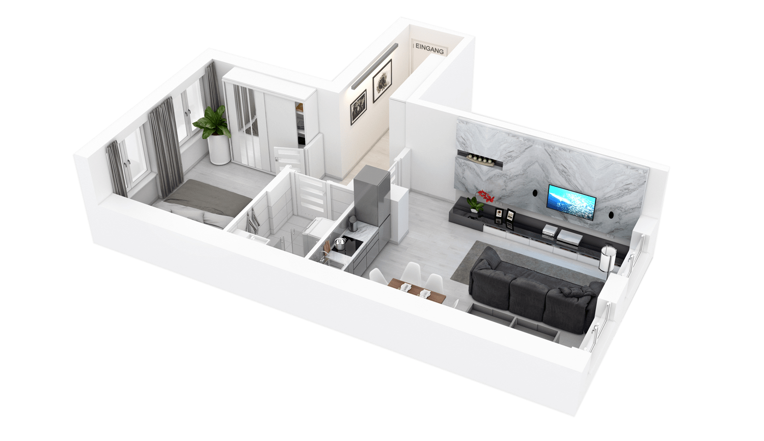 2-Zimmerwohnung KF24 Klagenfurt