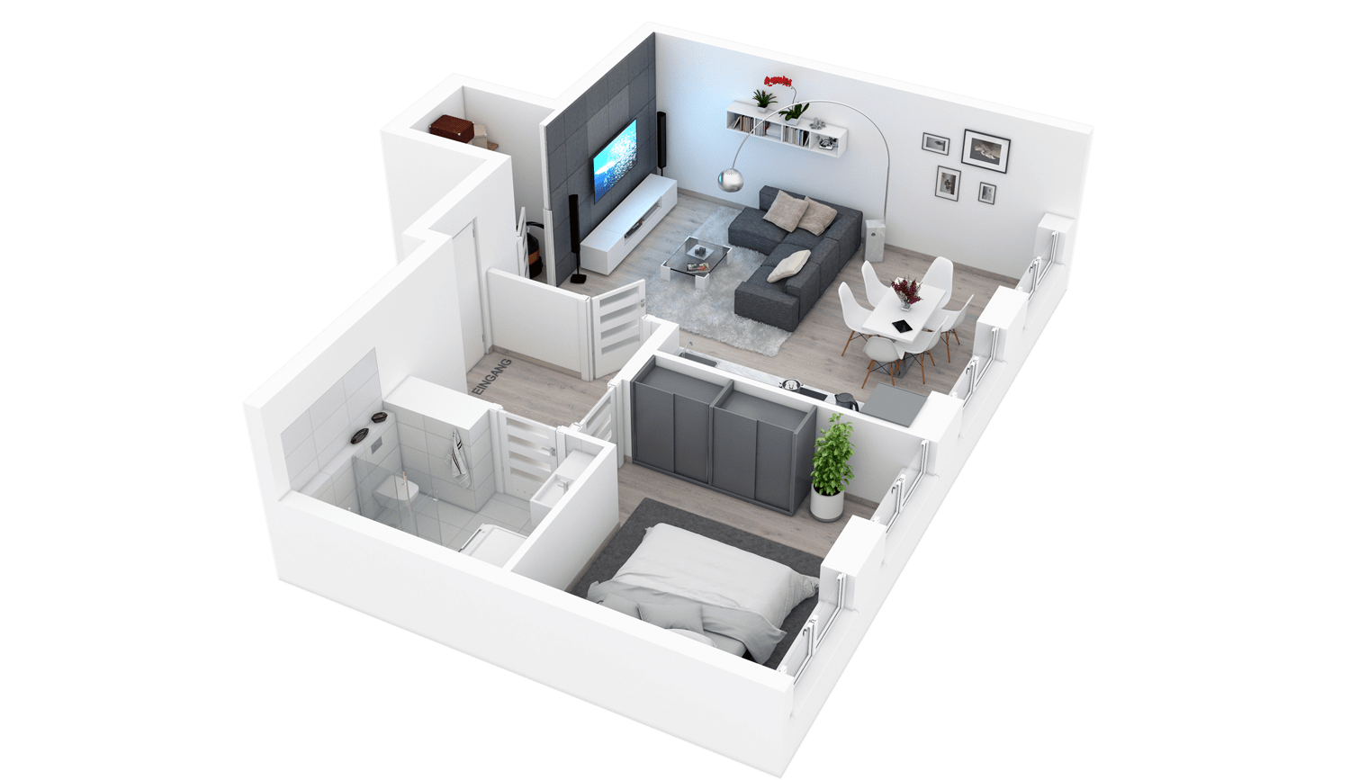 2-Zimmerwohnung KF24 Klagenfurt